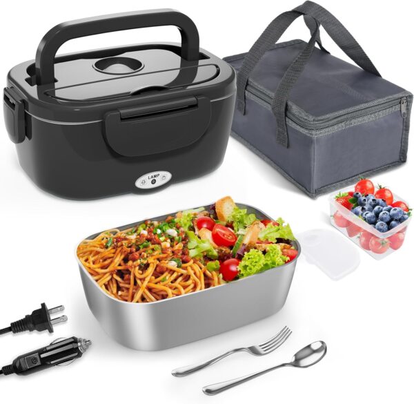 DCUTIE 1.5L Electric Lunch Box, Portable Food Warmer for Adults, Heated Lunch Box, Leakproof